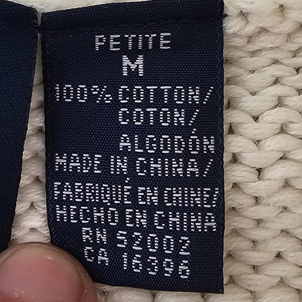 Liz Claiborne Sport Petite Sweater – Cozy Cabin Landscape Knit (Size M Petite) - Picture 7 of 11